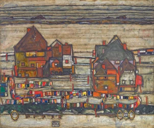 Houses with Colorful Laundry